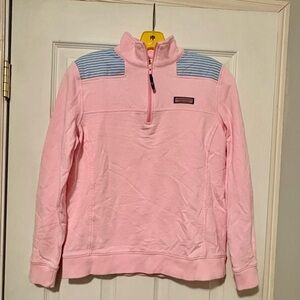 Vineyard Vines Pink Classic Seersucker Shep Shirt 100% Cotton Size Small